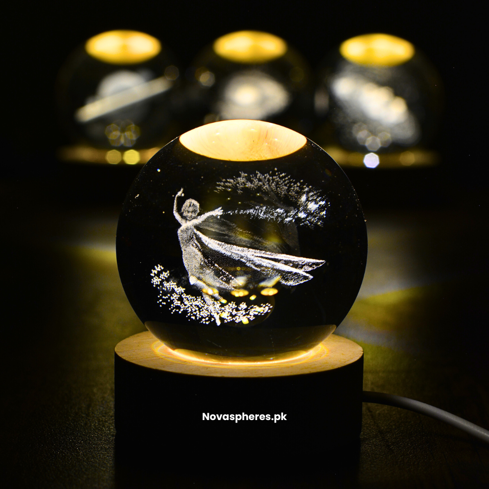 NovaSphere Crystal Lamp - Frozen Elsa