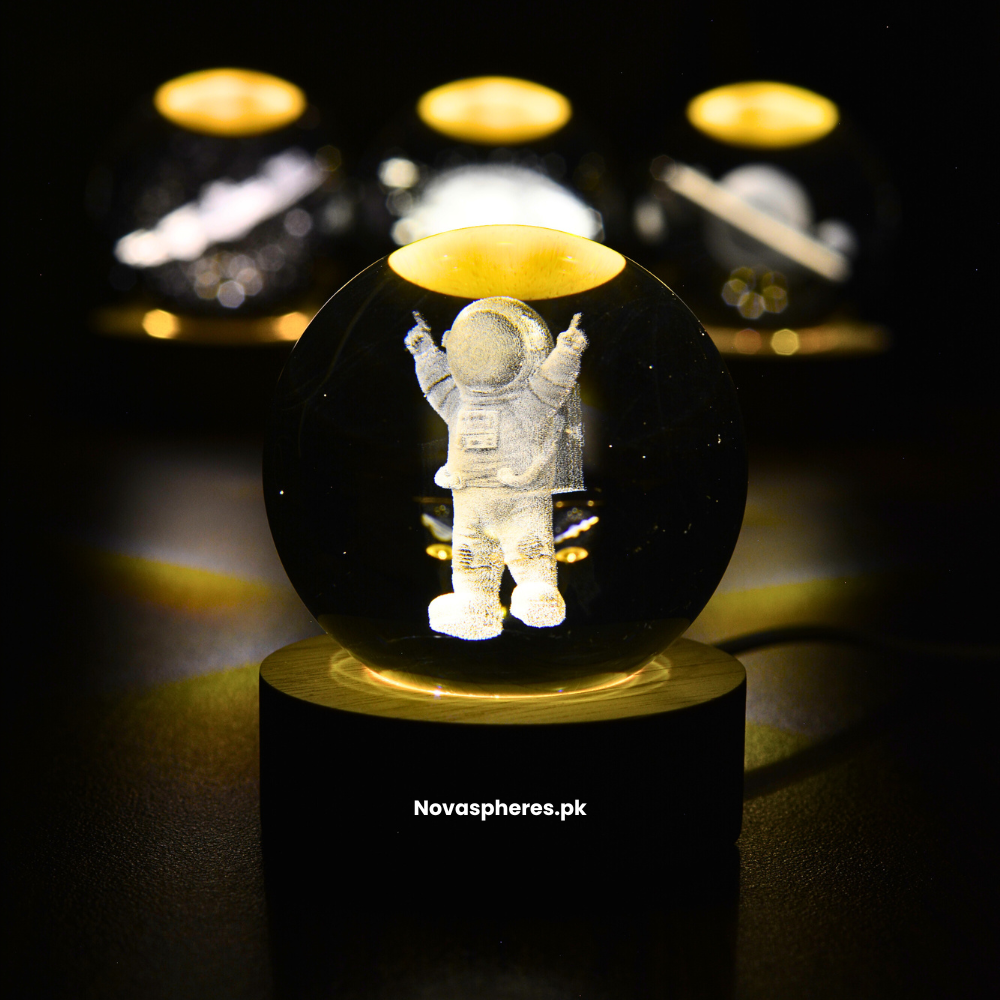 NovaSphere Crystal Lamp - Moon Conqueror
