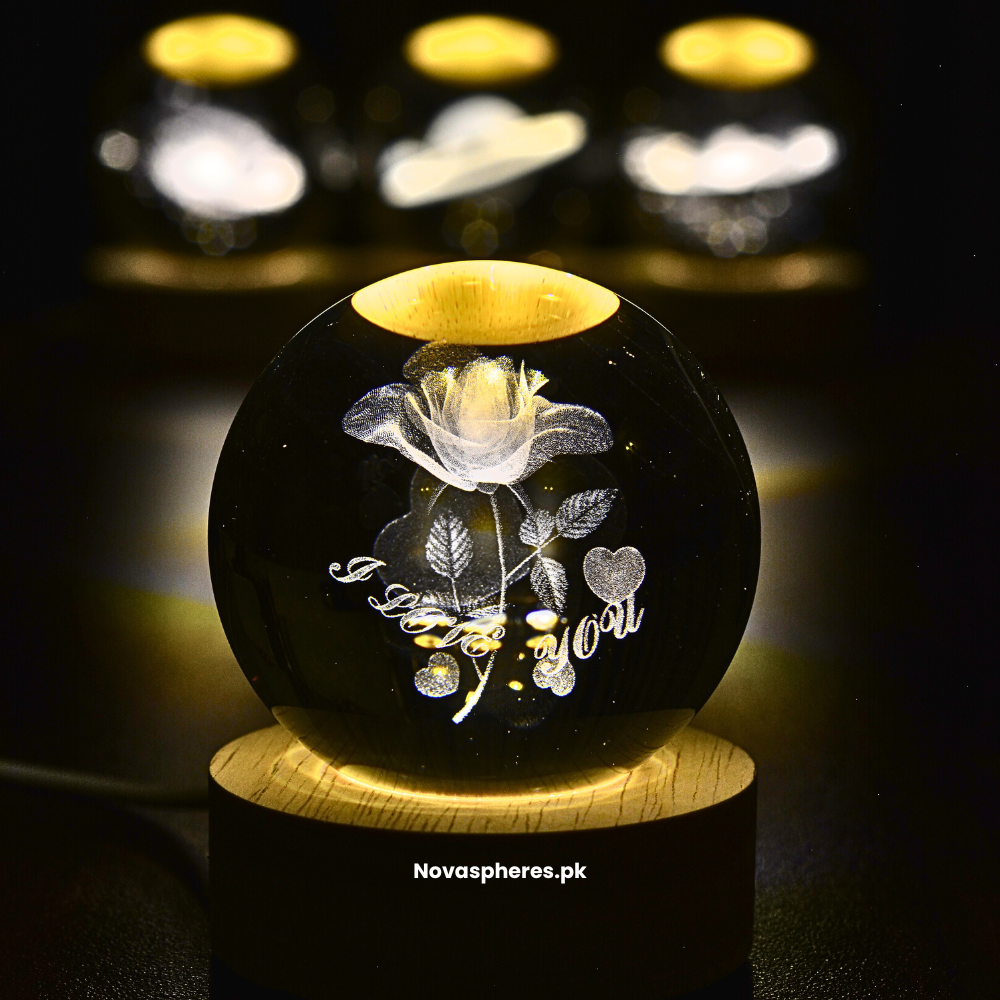 Novasphere Store NovaSphere Crystal Lamp - Cute Love Edition – NovaSpheres.pk