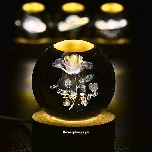 NovaSphere Crystal Lamp - Cute Love Edition