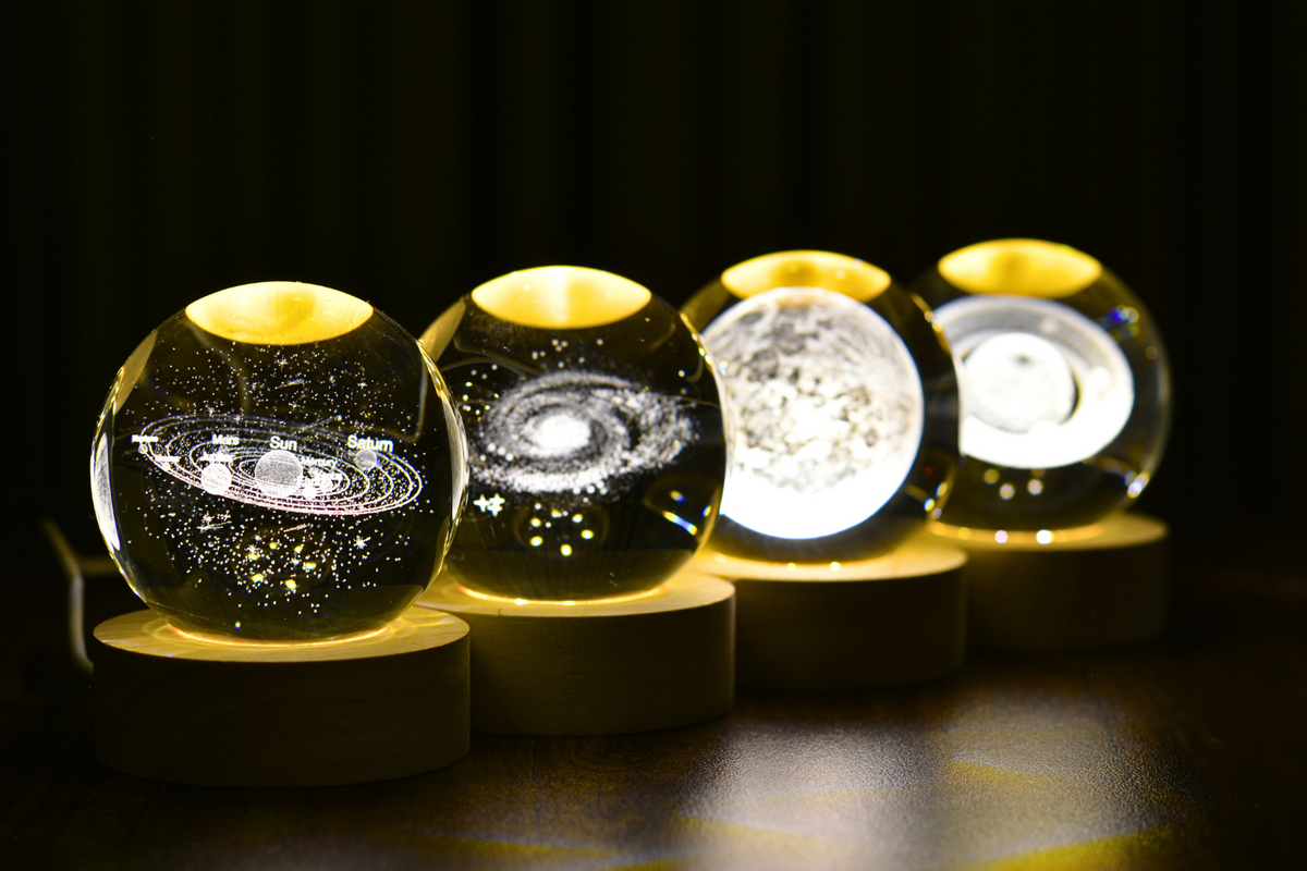 NovaSphere Crystal Space Lamp™ - Limited Edition – NovaSpheres.pk