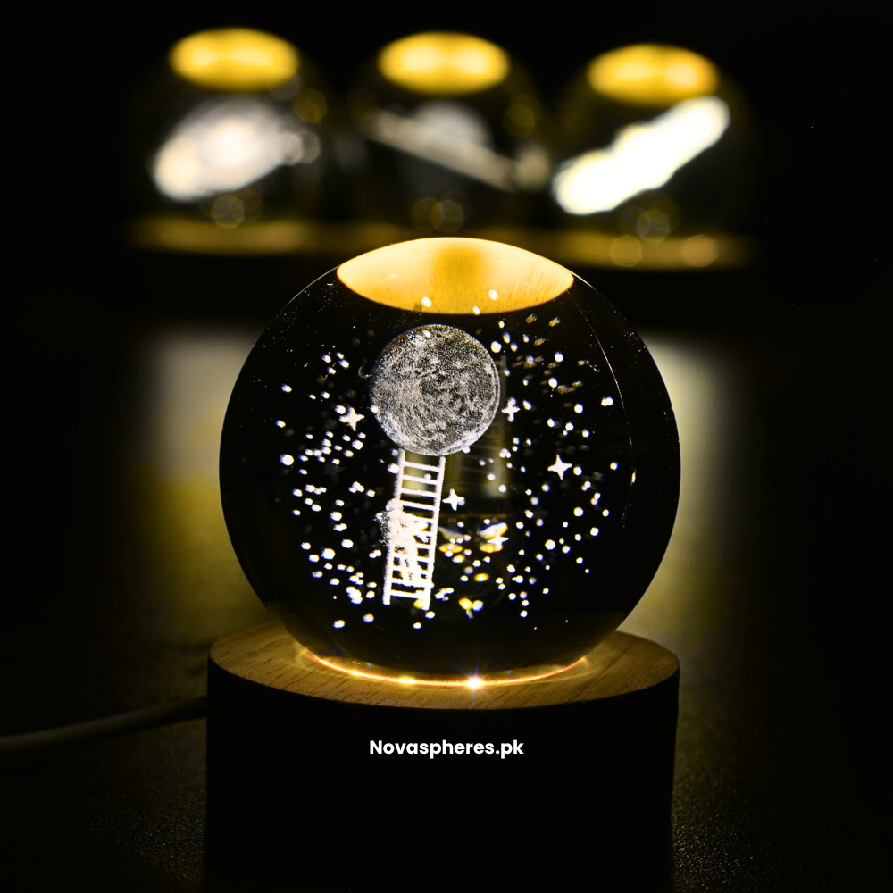 NovaSphere Crystal Lamp - Lunar Explorer