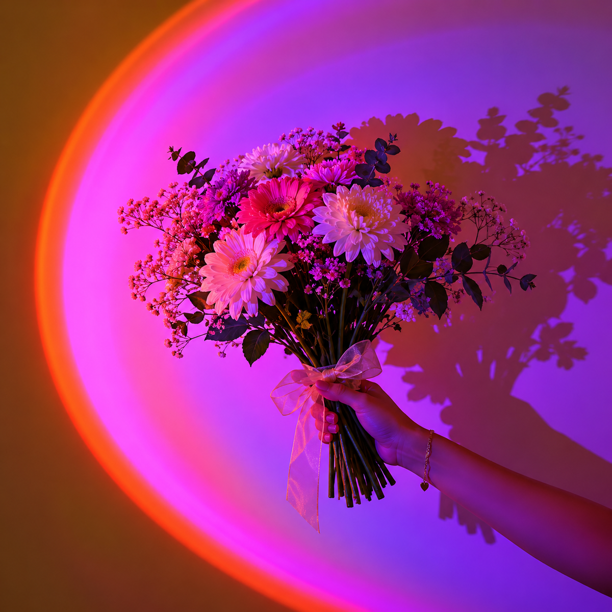 NovaSpheres Sunset Lamp – 16 Color RGB Ambient Projection Light
