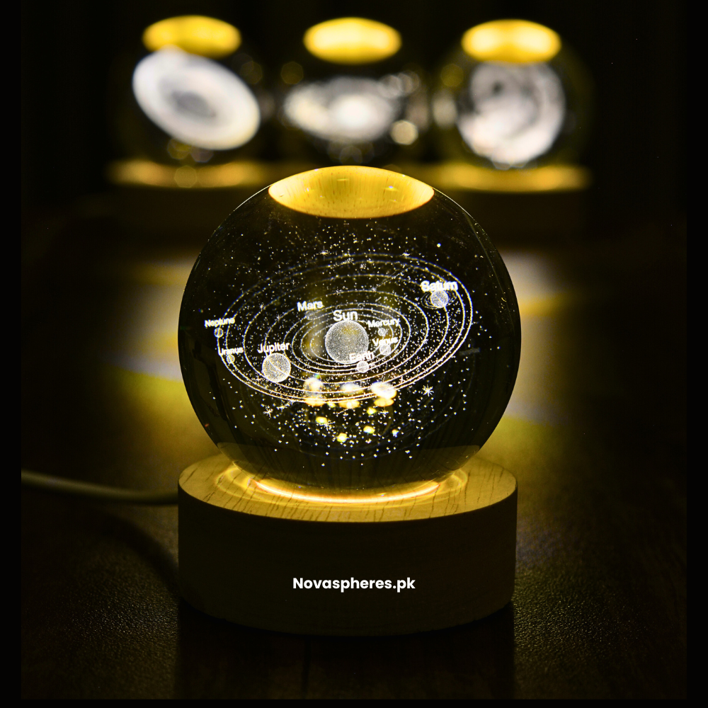 NovaSphere Crystal Space Lamp™ - Limited Edition – NovaSpheres.pk