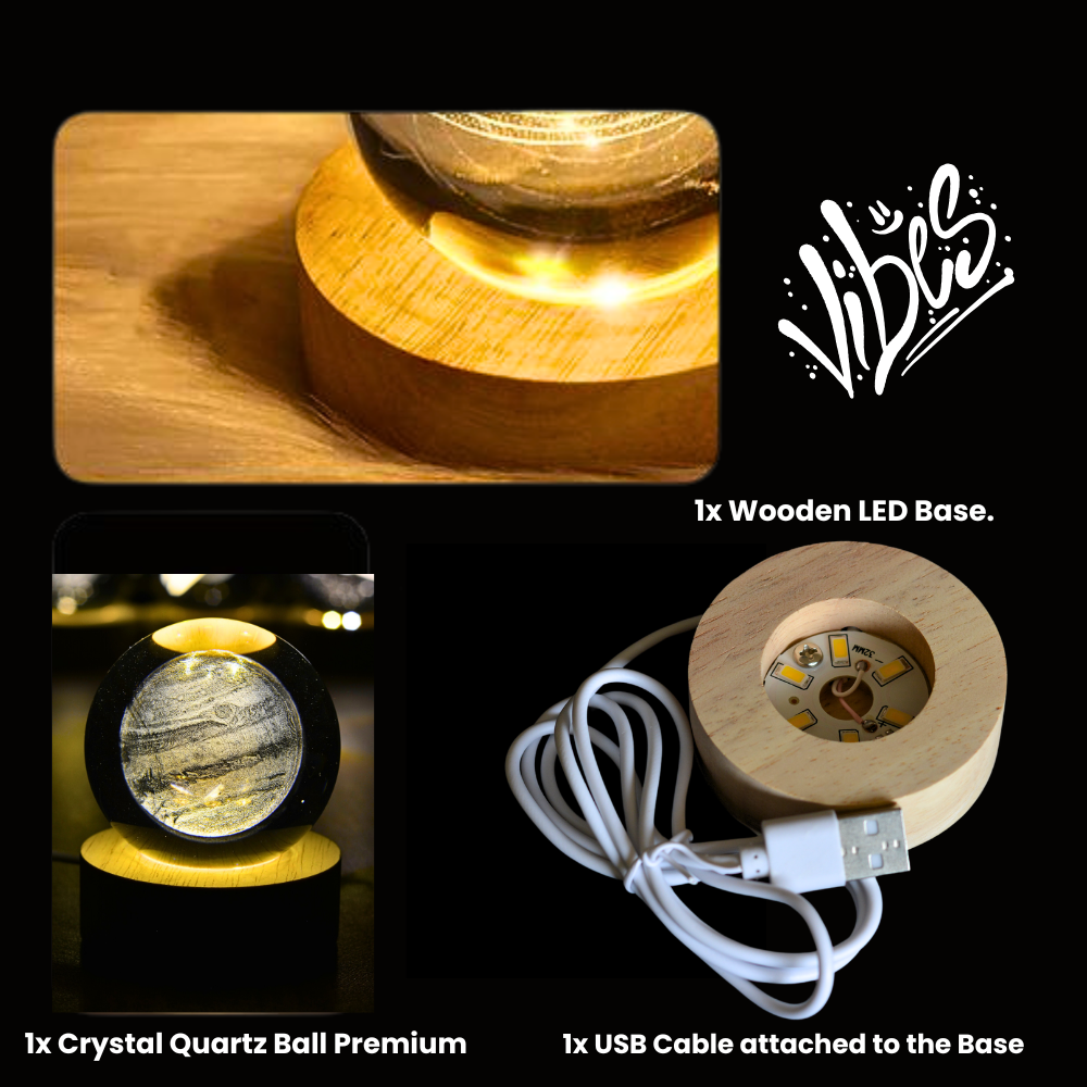 NovaSphere Crystal Lamp -  Jupiter Edition